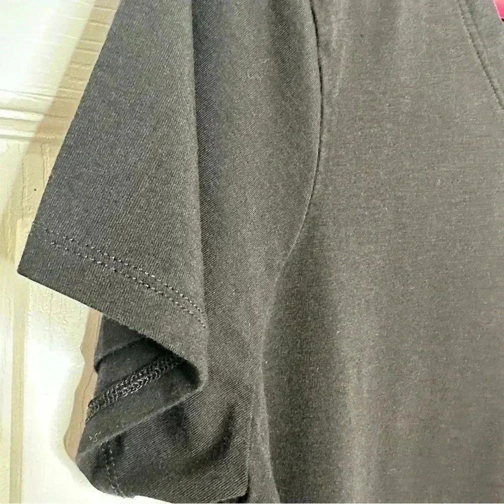 Calvin Klein V-Neck T-Shirt Black Soft Size Large - Picture 15 of 16